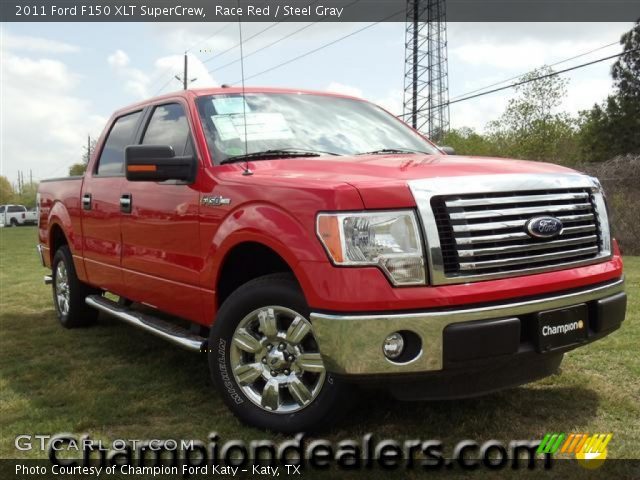 2011 Ford F150 XLT SuperCrew in Race Red