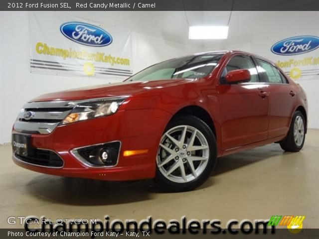 2012 Ford Fusion SEL in Red Candy Metallic