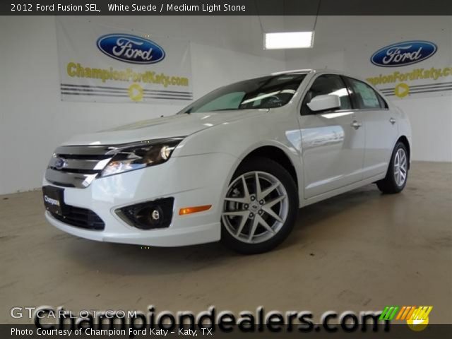 2012 Ford Fusion SEL in White Suede
