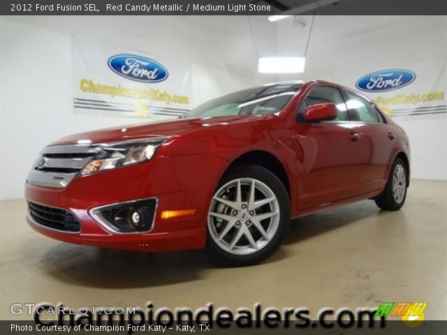 2012 Ford Fusion SEL in Red Candy Metallic