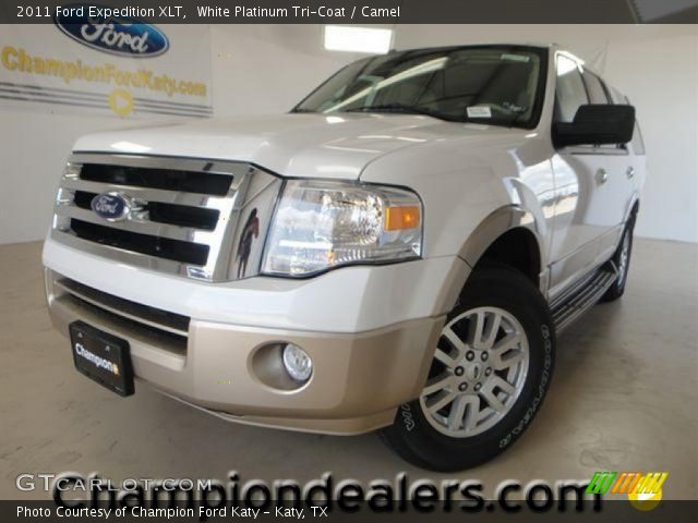2011 Ford Expedition XLT in White Platinum Tri-Coat