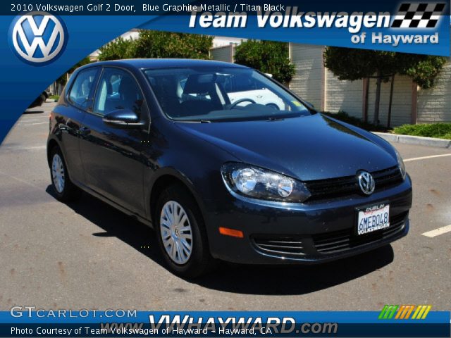2010 Volkswagen Golf 2 Door in Blue Graphite Metallic