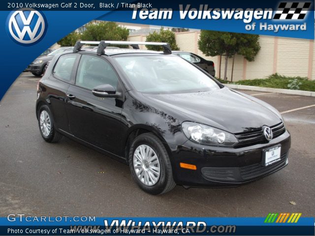 2010 Volkswagen Golf 2 Door in Black