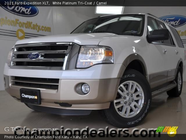 2011 Ford Expedition XLT in White Platinum Tri-Coat