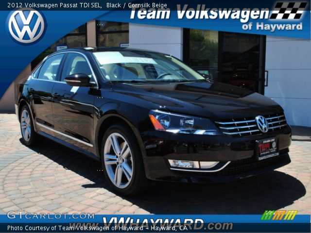 2012 Volkswagen Passat TDI SEL in Black