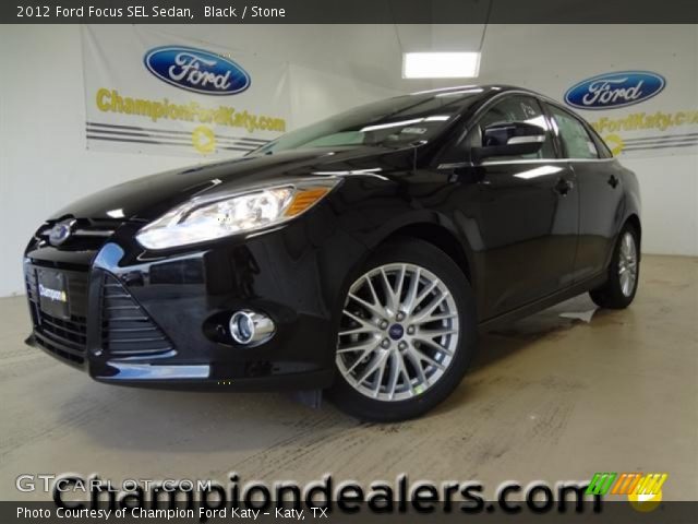 2012 Ford Focus SEL Sedan in Black