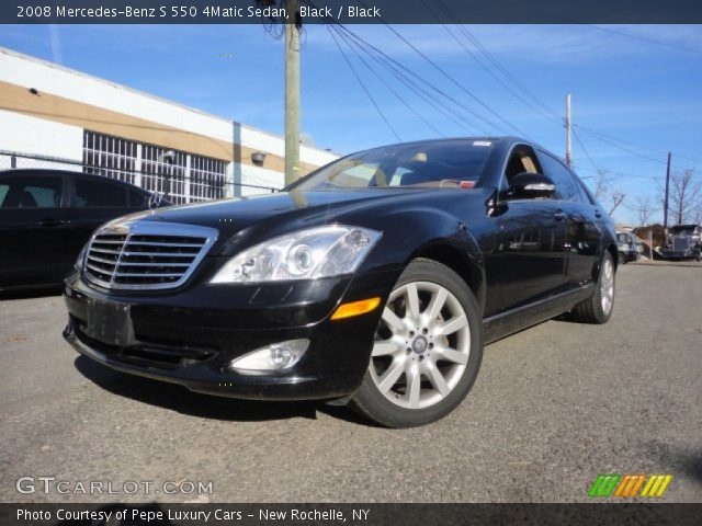 2008 Mercedes-Benz S 550 4Matic Sedan in Black