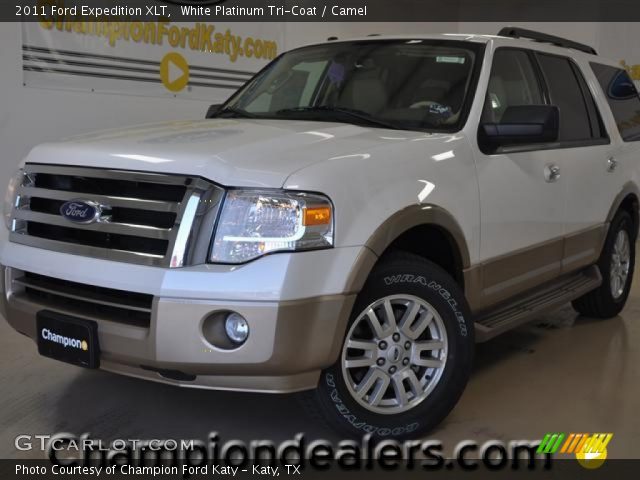 2011 Ford Expedition XLT in White Platinum Tri-Coat
