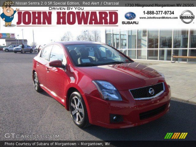 2012 Nissan Sentra 2.0 SR Special Edition in Red Alert