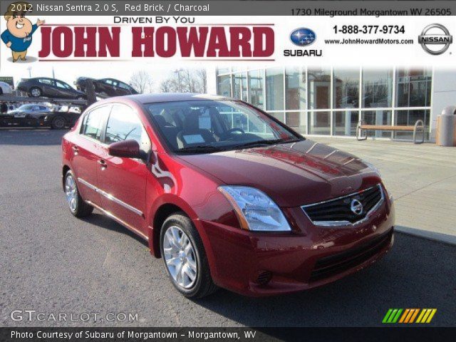 2012 Nissan Sentra 2.0 S in Red Brick