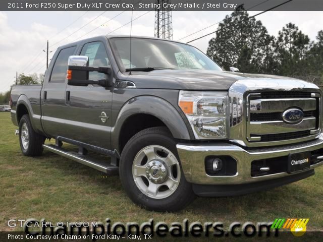 2011 Ford F250 Super Duty XLT Crew Cab in Sterling Grey Metallic