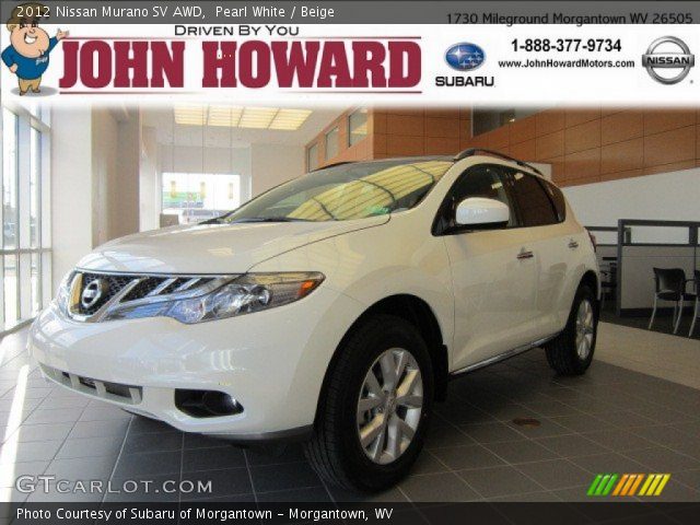 2012 Nissan Murano SV AWD in Pearl White