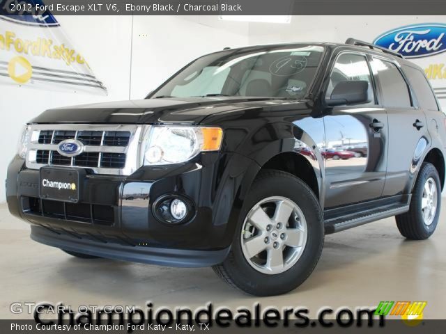 2012 Ford Escape XLT V6 in Ebony Black