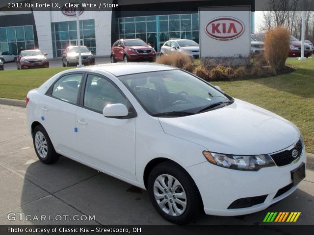 2012 Kia Forte LX in Clear White