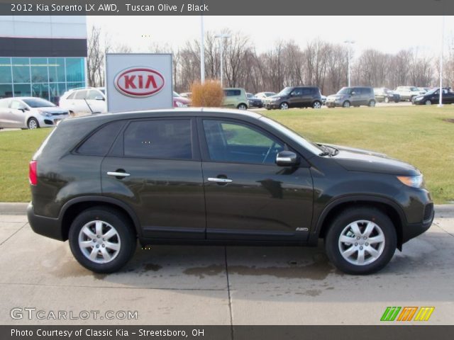 2012 Kia Sorento LX AWD in Tuscan Olive