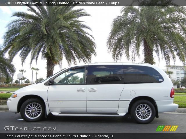 2000 Chrysler Town & Country Limited in Golden White Pearl