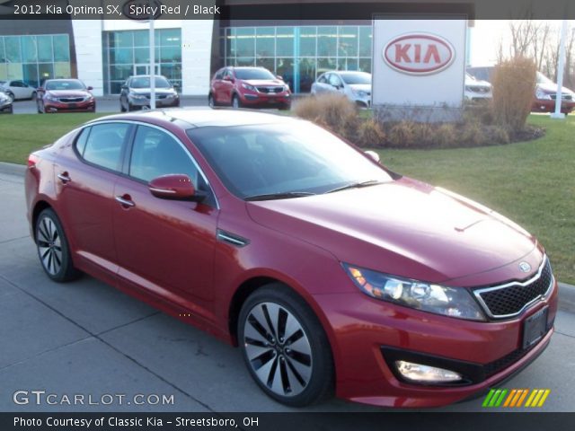 2012 Kia Optima SX in Spicy Red