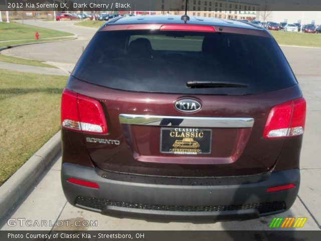 2012 Kia Sorento LX in Dark Cherry