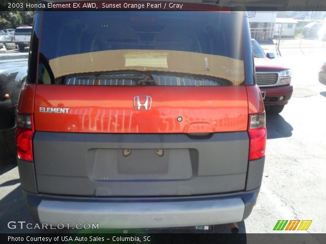 2003 Honda Element EX AWD in Sunset Orange Pearl