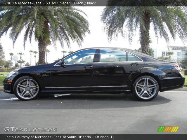 2008 Mercedes-Benz S 63 AMG Sedan in Black