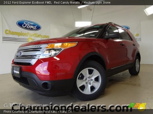 2012 Ford Explorer EcoBoost FWD in Red Candy Metallic