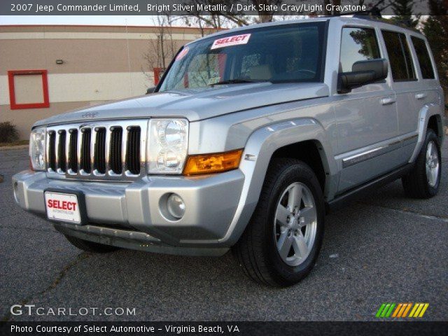 2007 Jeep Commander Limited in Bright Silver Metallic