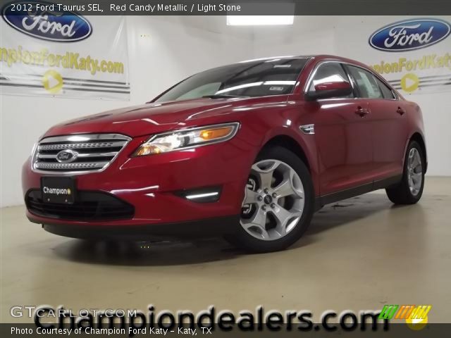 2012 Ford Taurus SEL in Red Candy Metallic