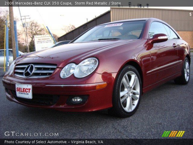 2006 Mercedes-Benz CLK 350 Coupe in Storm Red Metallic