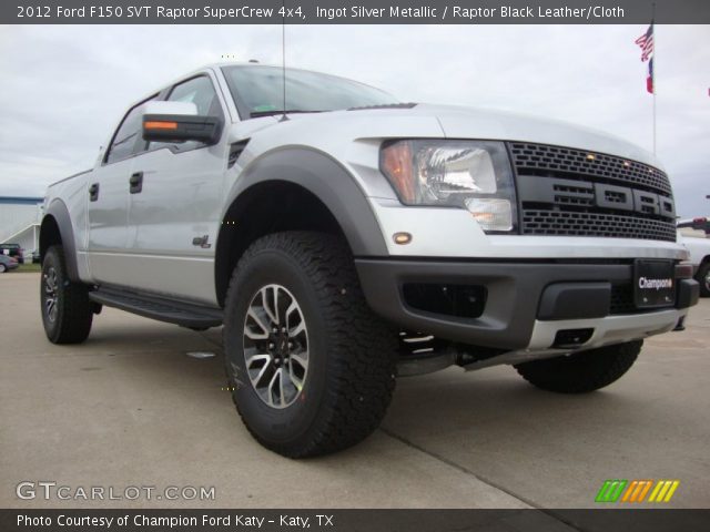 2012 Ford F150 SVT Raptor SuperCrew 4x4 in Ingot Silver Metallic