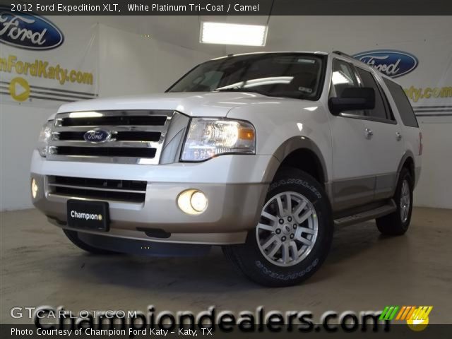 2012 Ford Expedition XLT in White Platinum Tri-Coat