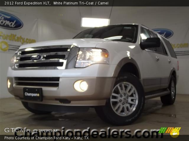 2012 Ford Expedition XLT in White Platinum Tri-Coat