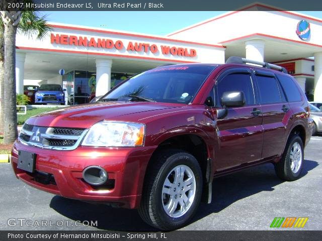 2007 Mitsubishi Endeavor LS in Ultra Red Pearl