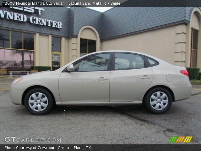 2008 Hyundai Elantra GLS Sedan in Laguna Sand Metallic