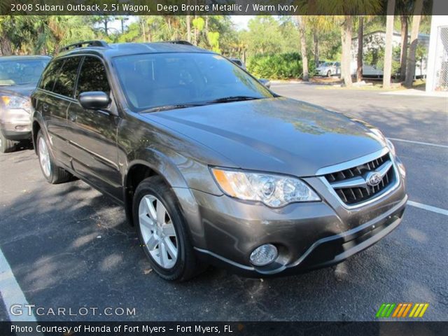 2008 Subaru Outback 2.5i Wagon in Deep Bronze Metallic