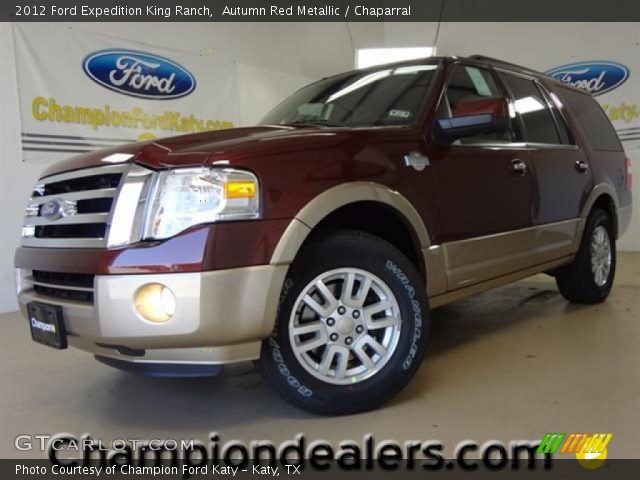 2012 Ford Expedition King Ranch in Autumn Red Metallic