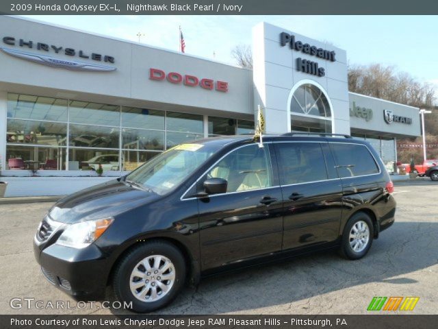 2009 Honda Odyssey EX-L in Nighthawk Black Pearl