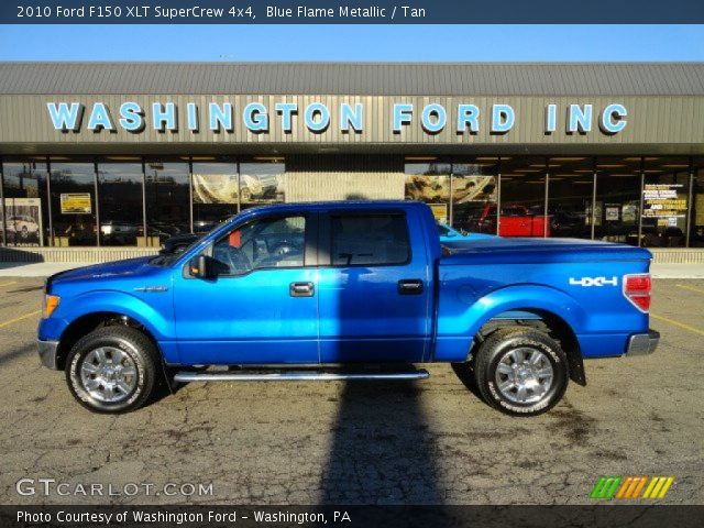 2010 Ford F150 XLT SuperCrew 4x4 in Blue Flame Metallic
