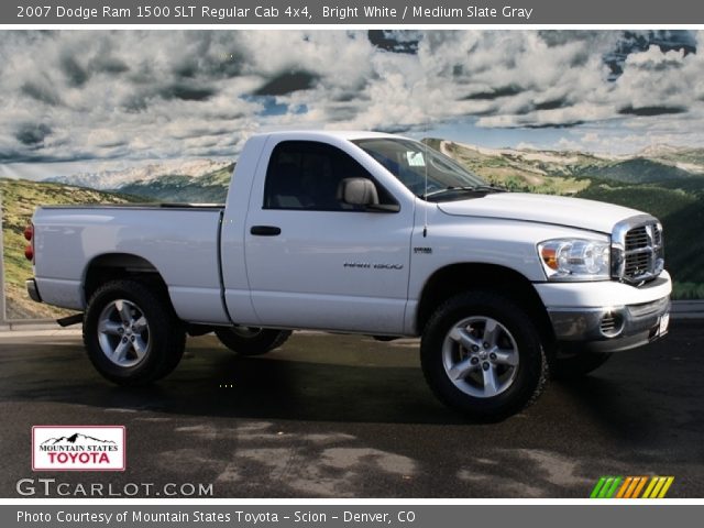 2007 Dodge Ram 1500 SLT Regular Cab 4x4 in Bright White