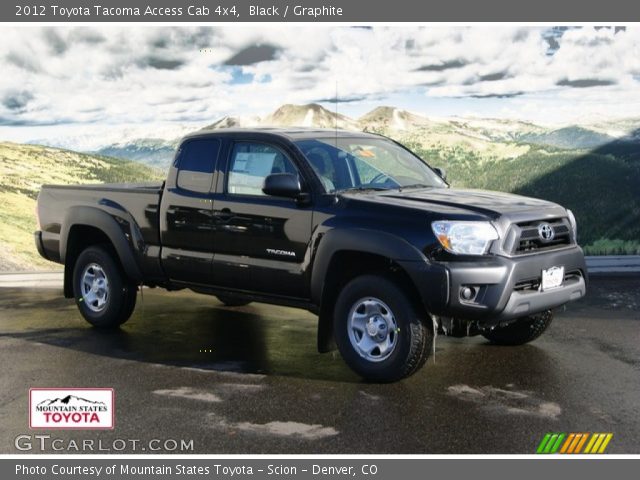 2012 Toyota Tacoma Access Cab 4x4 in Black