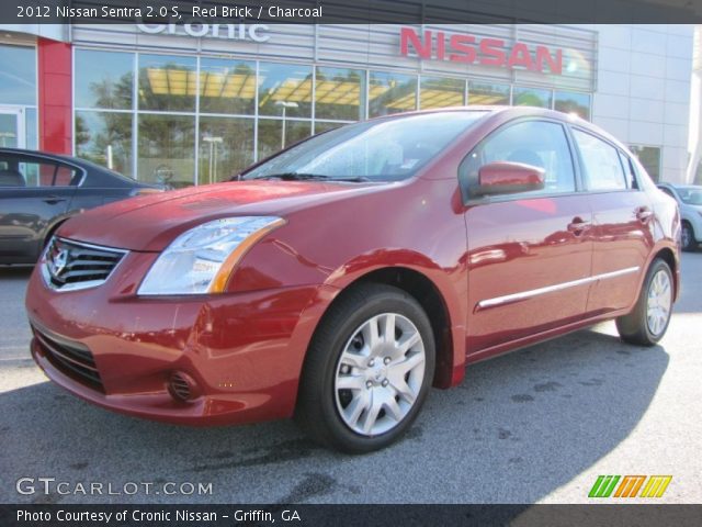 2012 Nissan Sentra 2.0 S in Red Brick