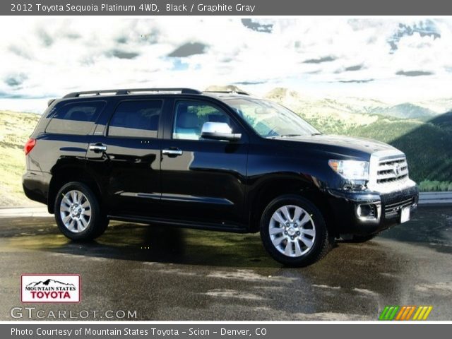 2012 Toyota Sequoia Platinum 4WD in Black