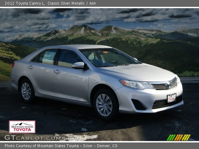 2012 Toyota Camry L in Classic Silver Metallic