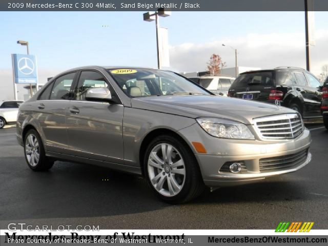 2009 Mercedes-Benz C 300 4Matic in Sand Beige Metallic
