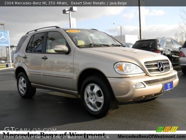 2004 Mercedes-Benz ML 350 4Matic in Desert Silver Metallic