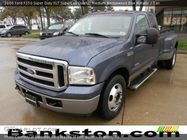 2006 Ford F350 Super Duty XLT SuperCab Dually in Medium Wedgewood Blue Metallic