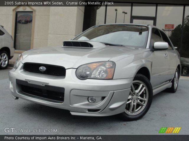 2005 Subaru Impreza WRX Sedan in Crystal Grey Metallic