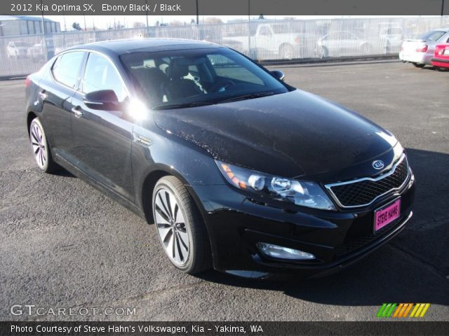 2012 Kia Optima SX in Ebony Black