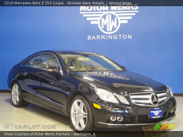 2010 Mercedes-Benz E 350 Coupe in Obsidian Black Metallic