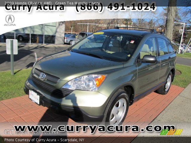 2009 Honda CR-V LX 4WD in Green Tea Metallic