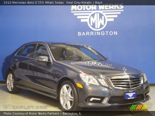 2010 Mercedes-Benz E 550 4Matic Sedan in Steel Grey Metallic